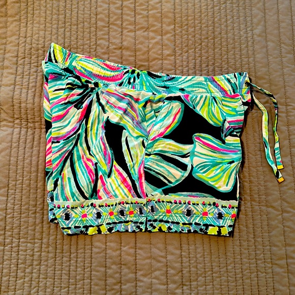 EUC Lilly Pulitzer Katia Shorts High Tide Dancing Lady size Small - Picture 3 of 6